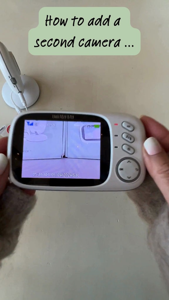 Adding a second Camera to your Lullaby Bay LB603 Advance Video Baby Monitor